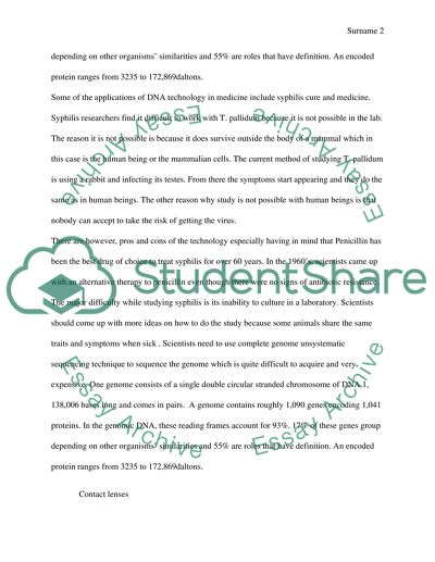 Genetics and DNA Technology