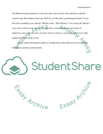 Criticism and Commentary