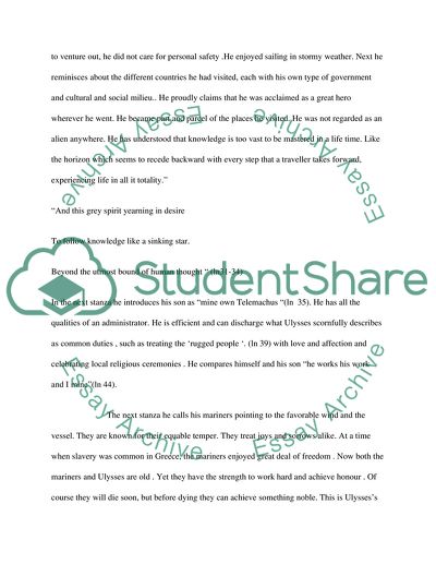 Ulysses and Andrea del Sarto