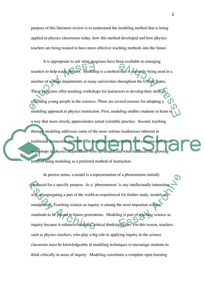 The Development of Teaching Physics through Modeling as Pedagogical Method in the United States