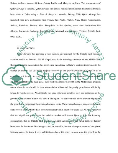 Qatar Airways as one of the Most Established Companies