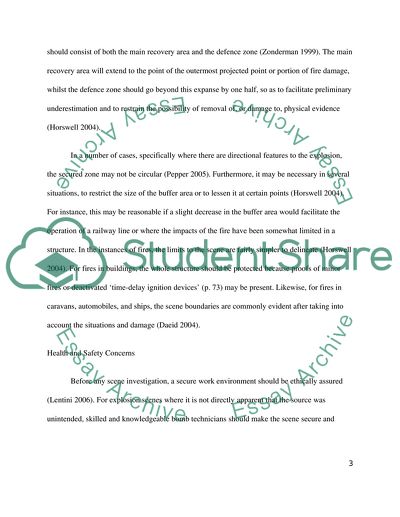 An Ethical Treatise in Fire and Explosion Investigation