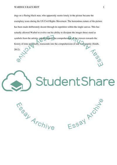 Assignment: Warhols Race Riot