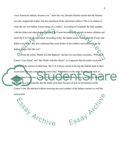 The Battle of Little Big Horn