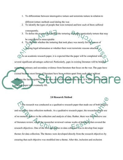 Japanese Torture During Wolrd War II