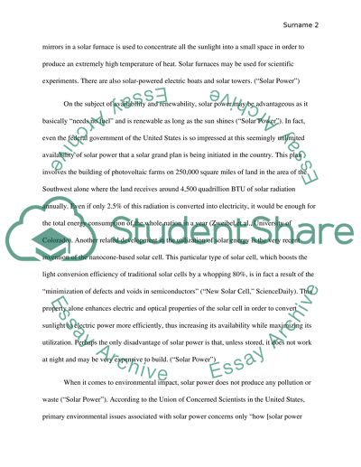 Energy Sources of the Future