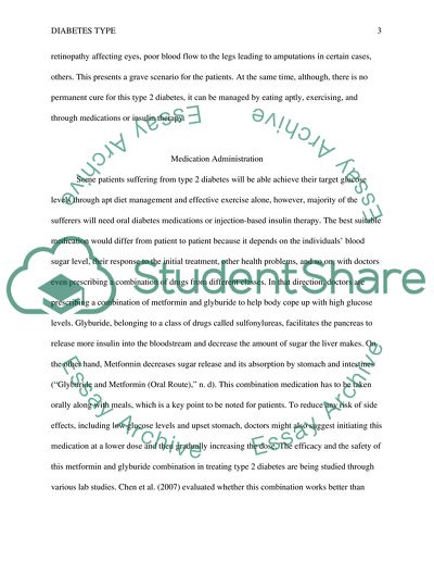 Diabetes Type II Care and Management