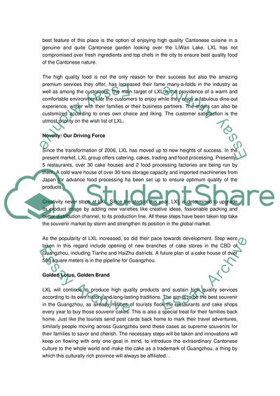 Golden Lotus, Golden Brand