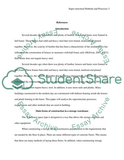 Superstructural Methods & Processes