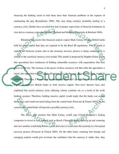 Currency Crisis in Britain