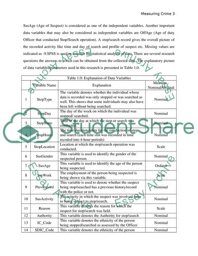 Measuring Crime: Crime Forecasting System