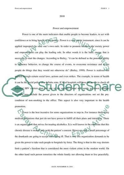 Power And Empowerment