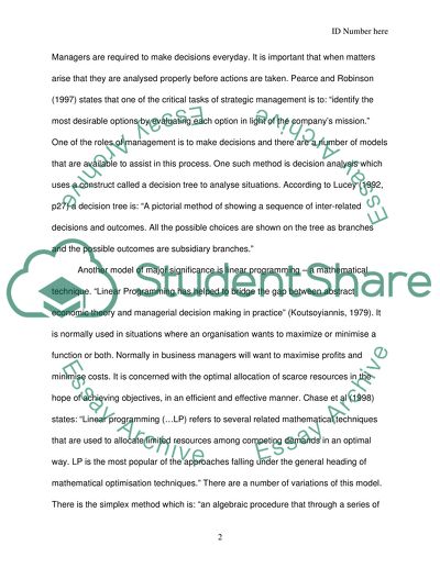 Management Science & System