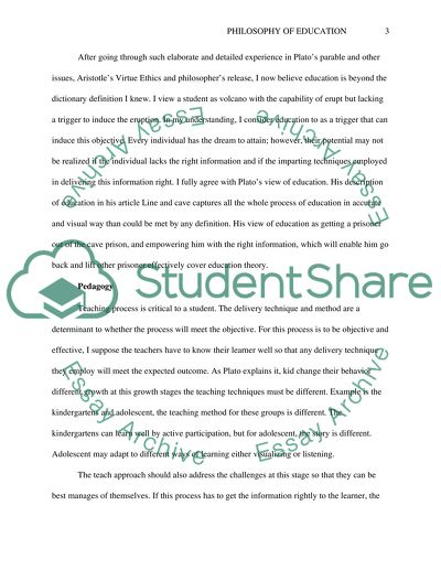 Philosophy of Education