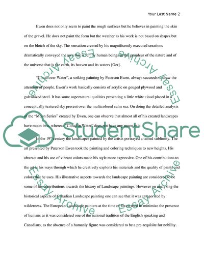 Cloud over Water by Paterson Ewen