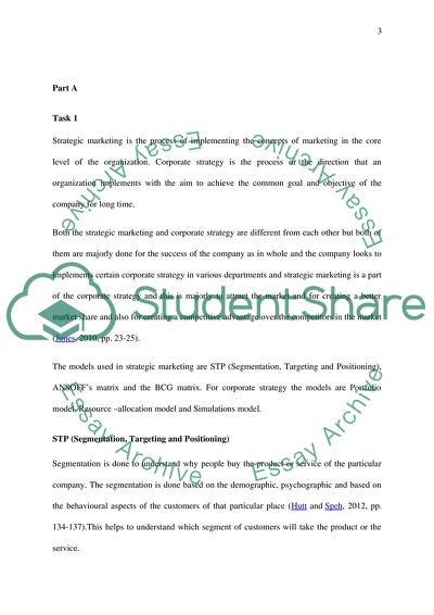 Strategic Marketing Managment