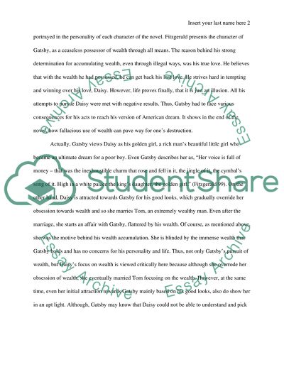 The Great Gatsby Is One of the Finest Novels