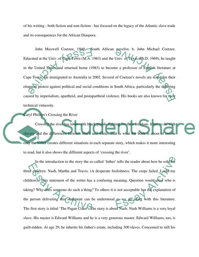 Post-colonial Literature in the American Context