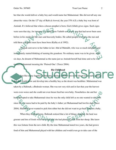 The Life of Prophet Mohammad