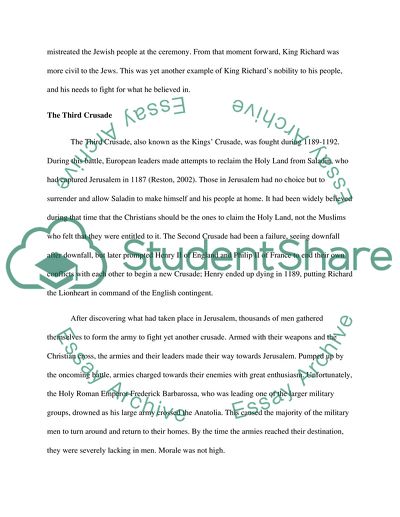 Richard the Lionheart and the Third Crusade