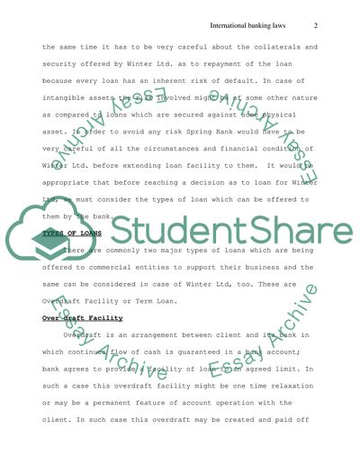 International Banking Laws