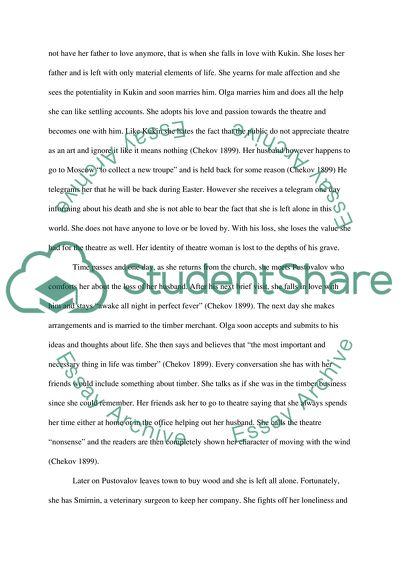 The darling by chekhov anton