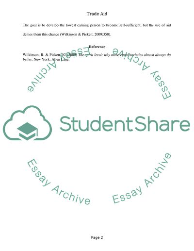 Motion against Provision of Aid to Developing Nations
