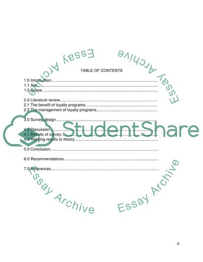 Developing a Loyalty Program for the Online Grocery Business