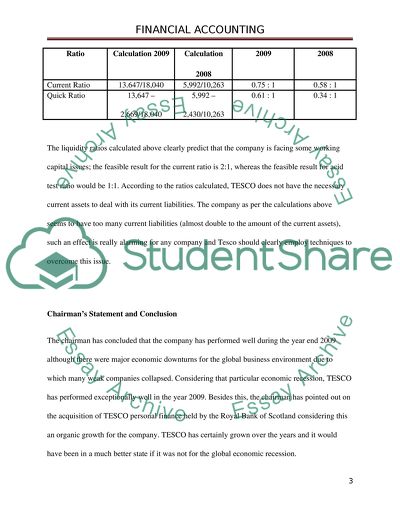 financial accounting essay