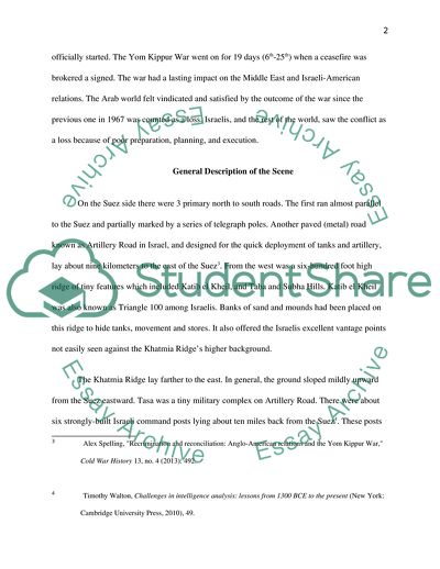 Causes of the 1973 Arab-Israeli War