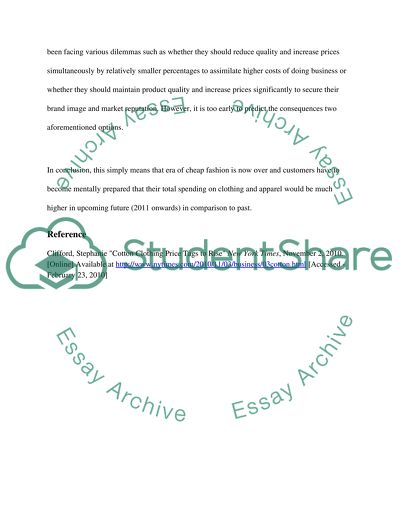 Article on Demand and Supply Model