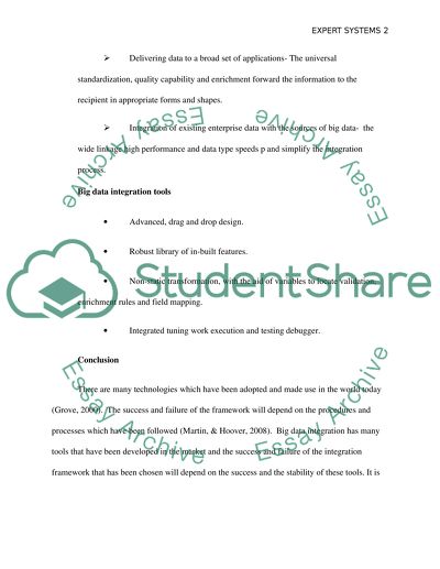 Dig Data Integration Outlines