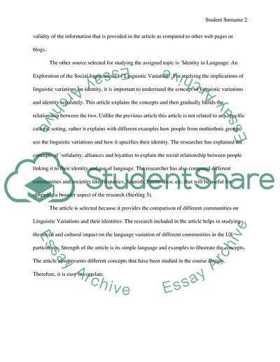 Linguistic variation