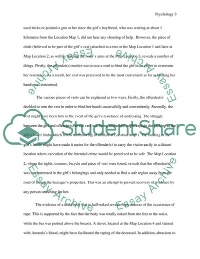 Psychology in Relation to Crime