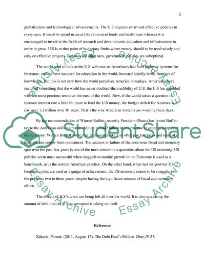 THE CURRENT MACROECONOMICS SITUATION IN THE UNITED STATES