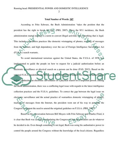 Foreign Intelligence Surveillance Act