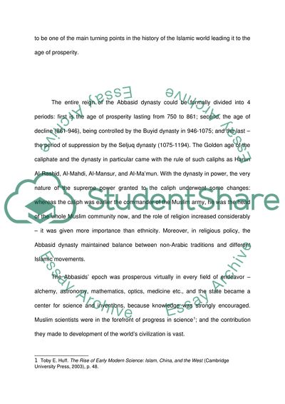 Abbasid Dynasty: Religion and Science