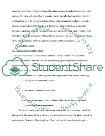 Tourism in the United Arab Emirates