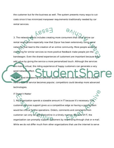 Does IT Matter Assignment