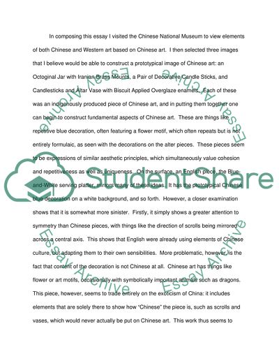 The Chinese Influence on Western Art: Flattery, or Something Much More Sinister