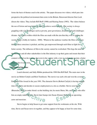 Political Environment in Britain in Movies