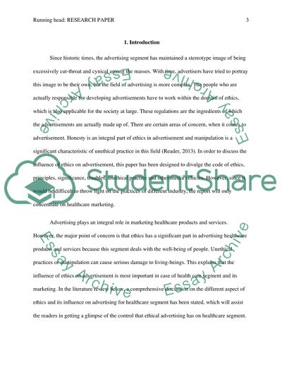 How Advertising is influenced by Ethics