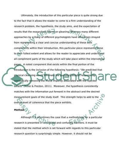 Emotional Response to Disgust