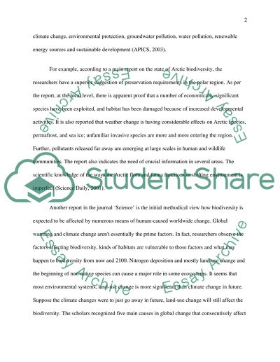 WHY STUDY THE ENVIRONMENT