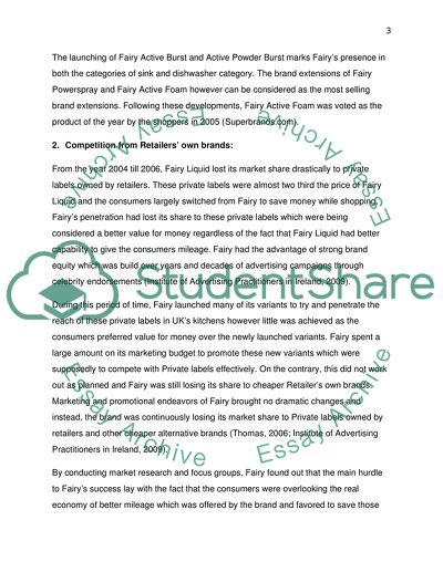 Competition and Brand Performance of Fairy Liquid