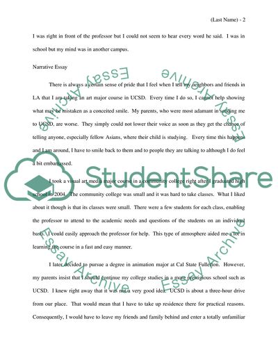 My First Day of School at UCSD