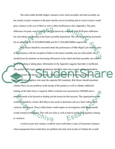 Flexible Budgeting and Prime variances( managerial accounting)