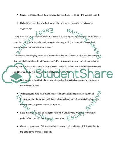 Financial Risk Management