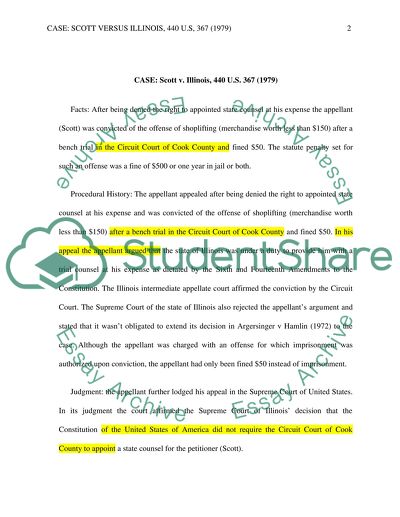 American Constitution Law 4 paper