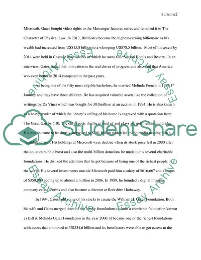 Philanthropists of the 20th and 21st Century